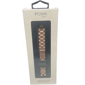 Posh Tech Sloan Skinny Rose Gold Stainless Steel Band for Apple Watch 38/40/41mm